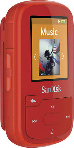SanDisk 16GB Clip Sport Plus MP3 Player Sdmx28-016g-a46r – Red - Image 10