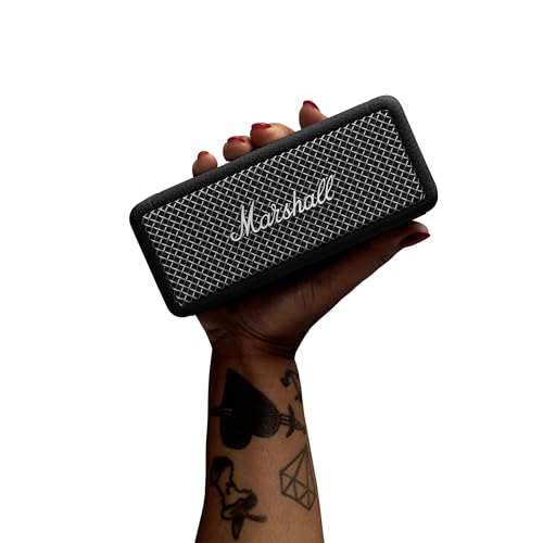 Marshall Emberton II Portable Bluetooth Speaker, Black & Brass - Image 10