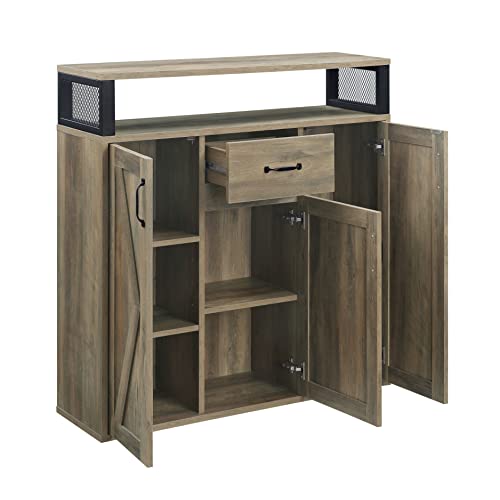 , Server in Rustic Oak Finish DN01027 Servers, Sideboards & Buffets - Image 5