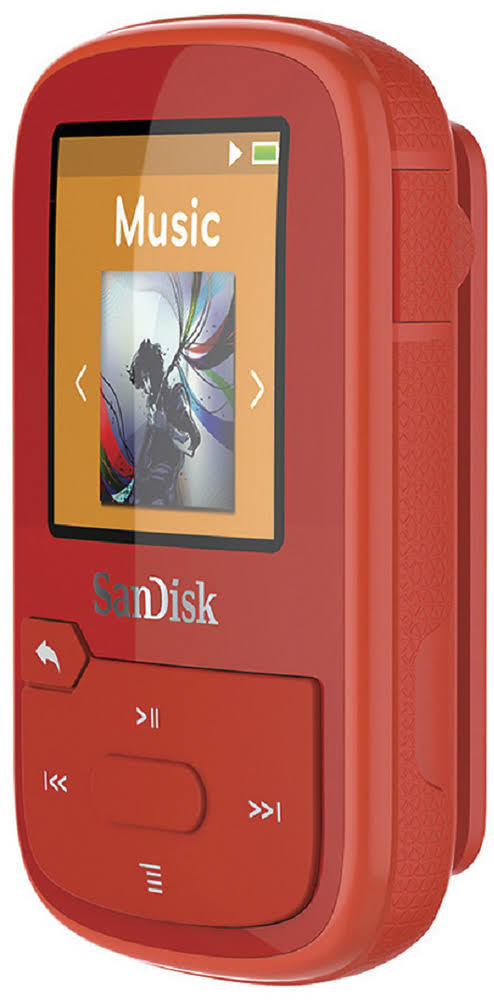 SanDisk 16GB Clip Sport Plus MP3 Player Sdmx28-016g-a46r – Red - Image 6