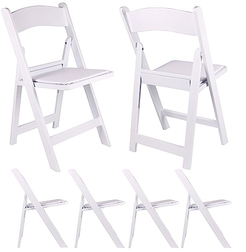 BTEXPERT Set of 4, Resin Folding Chair Vinyl Padded Seat Indoor Outdoor Lightweight Set for Home Event Party Picnic Kitchen Dining Church School Weddings - Image 31