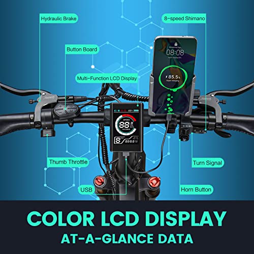 VITILAN i7 Pro Electric Bike Adults Folding 750W BAFANG Motor Fat Tire Ebike Removable 16AH/20AH Cell Battery Full Suspension Electric Bicycle 8-Speed - Image 4