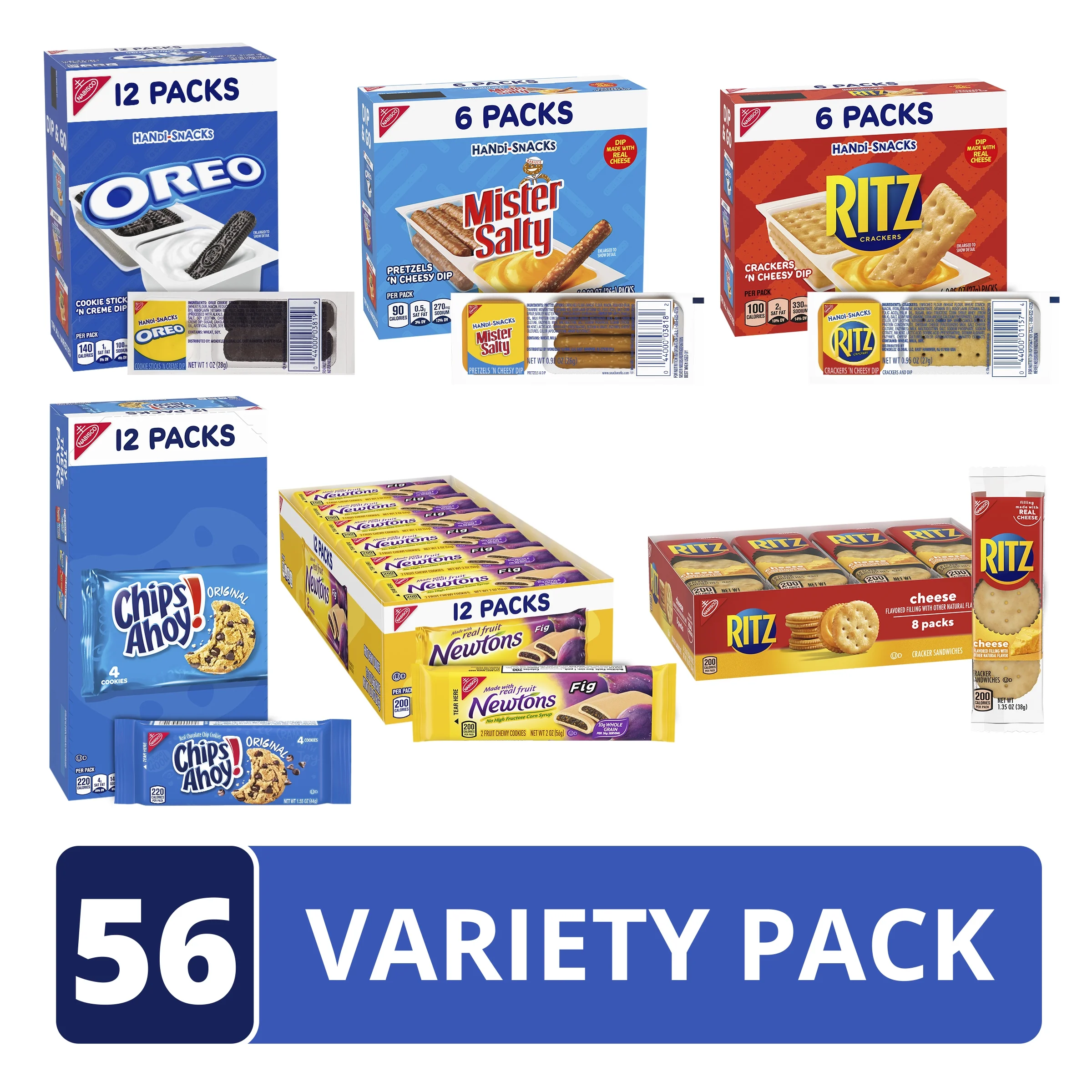 Nabisco Ultimate Sweet and Salty Snack Variety Pack, 56 Snack Packs - Image 3