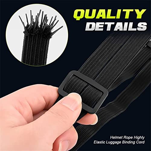 Luggage tensioner Helmet Luggage Strapping Rope Bicycle Tension Belt with Hook Elastic Luggage Belt Motorcycle Luggage Lashings Strap Tab Gear Rear Bag - Image 4