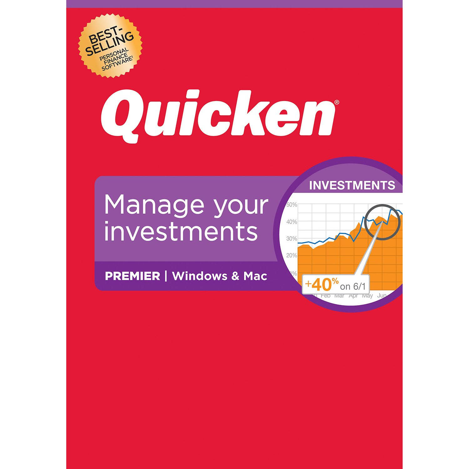 Quicken Premier Personal Finance – 1-Year Subscription (Windows/Mac)