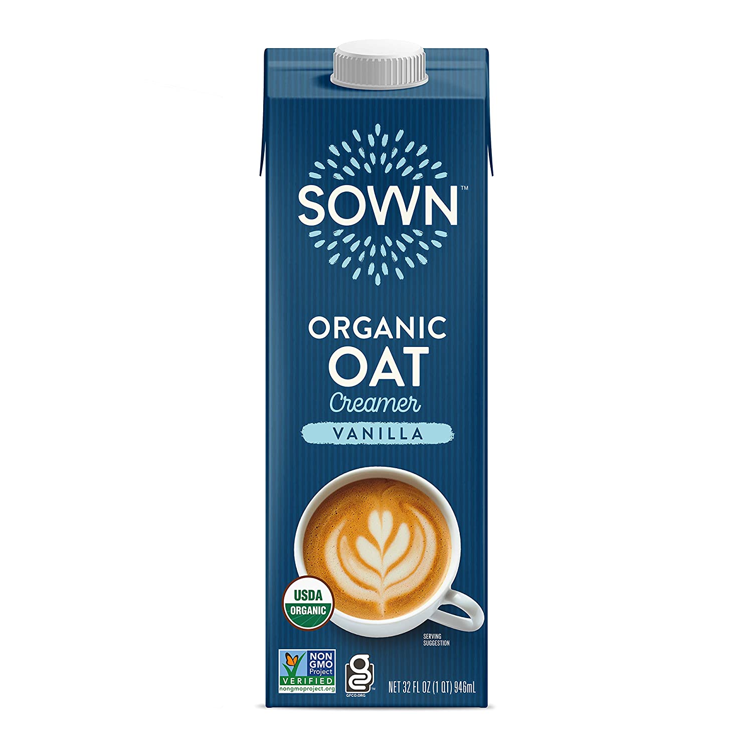 SOWN Organic Oat Creamer Unsweetened – Barista Oat Milk Non Dairy Coffee Creamer – Plant Based, Dairy-Free, Vegan, 0g Added Sugar, Gluten-Free, Non-GMO, Shelf Stable – 32oz (Pack of 6) - Image 33