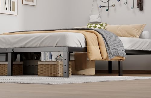 Metal Bed Frame Full Size – 14 Inch Heavy-Duty Full Platform Bed Frame No Box Spring Needed, Easy Assembly, Noise-Free, Sturdy Mattress Foundation, Underbed Storage Space - Image 12