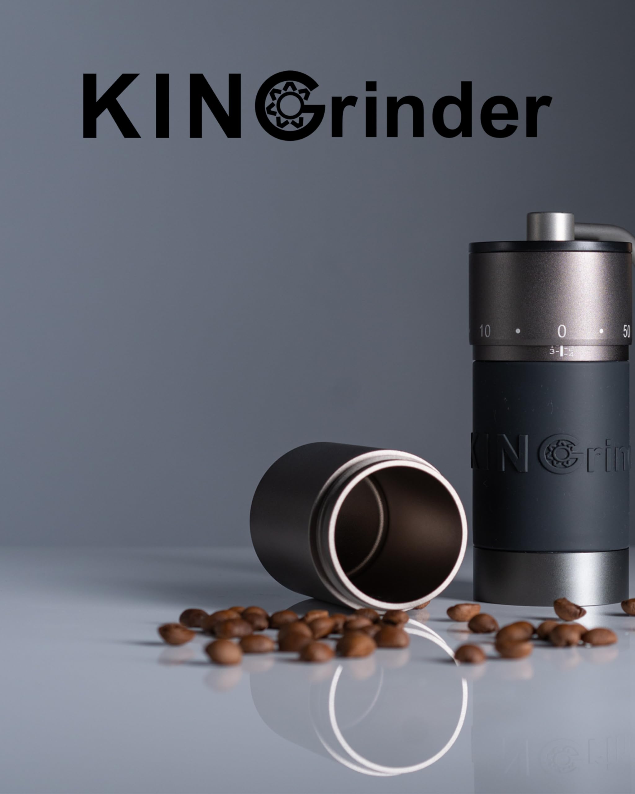 KINGrinder K6 Manual Hand Coffee Grinder with Straight Handle - Image 6