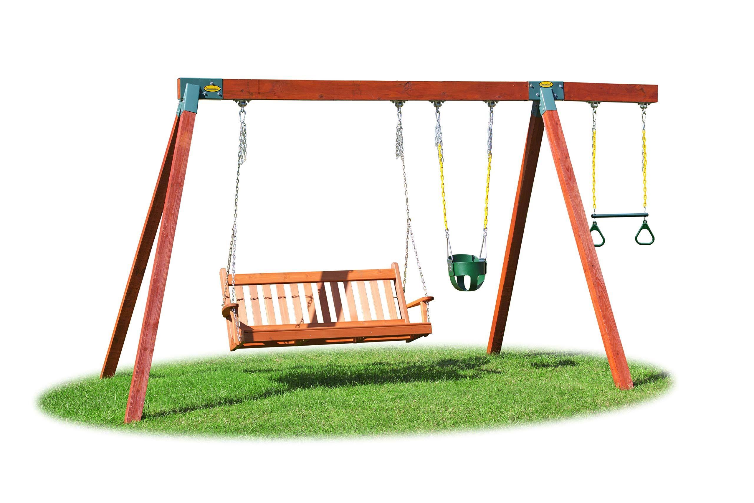 Eastern Jungle Gym Easy 1-2-3 90?? A-Frame Swing Set Bracket Heavy Duty for EZ, Simple Install – DIY Swing Set Parts - Image 6