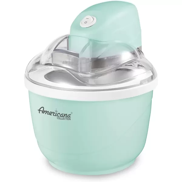 Ice Cream & Ice Cream Makers Collection Elite EIM520M 1 Quart Automatic Easy Homemade Electric Ice Cream Maker, Frozen Yogurt, Sorbet, Gelato Treat, with Recipes, Mint(Spearmint)