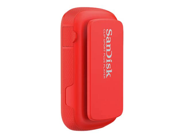SanDisk 16GB Clip Sport Plus MP3 Player Sdmx28-016g-a46r – Red - Image 4