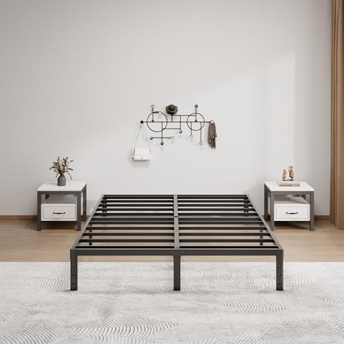 Metal Bed Frame Full Size – 14 Inch Heavy-Duty Full Platform Bed Frame No Box Spring Needed, Easy Assembly, Noise-Free, Sturdy Mattress Foundation, Underbed Storage Space - Image 15